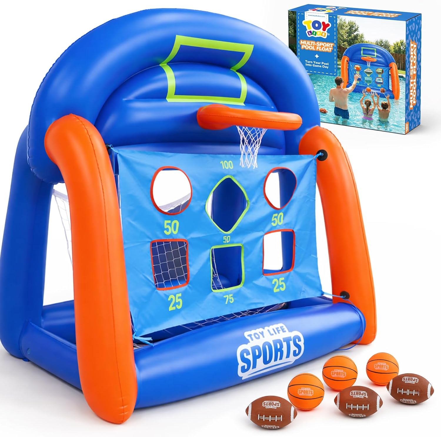 Kids' Toy - Multi-Sport Pool Games Inflatable for Kids