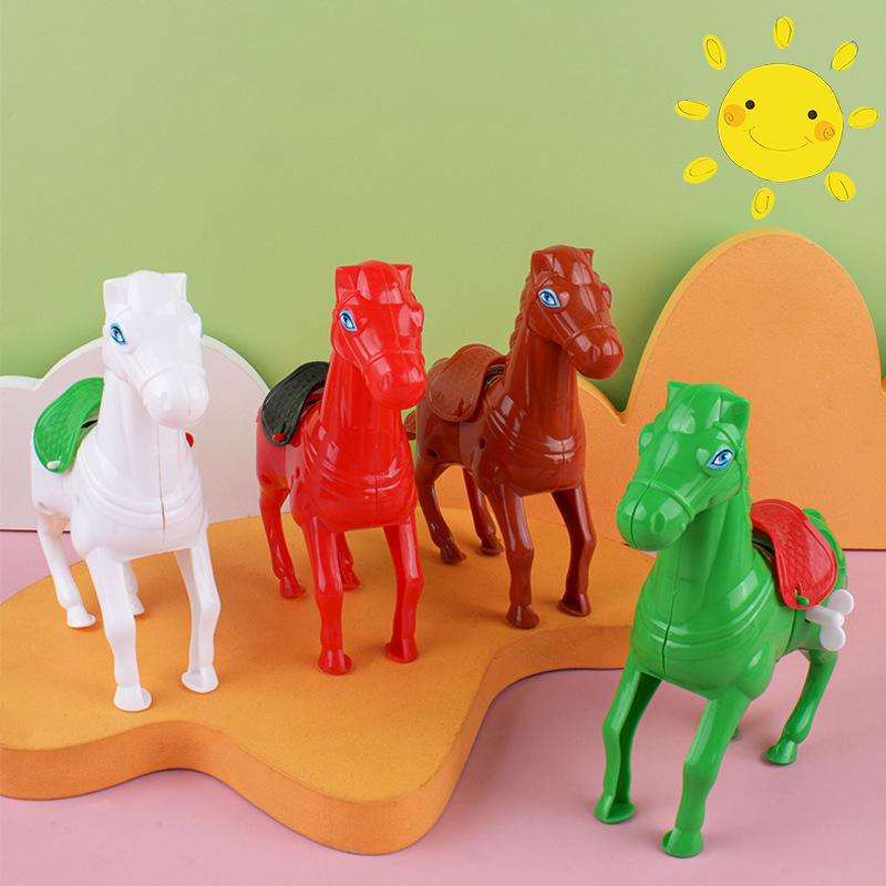 Kids Toys Horse - 1Pcs Novelty Interesting Wind-up Jumping Horse