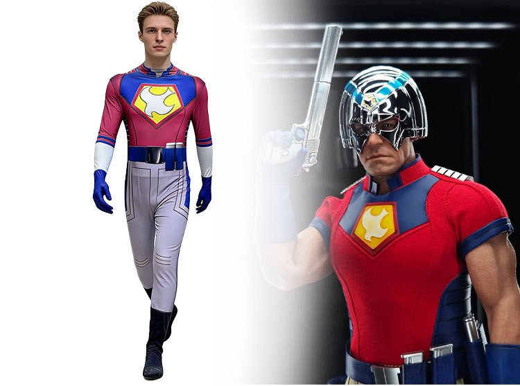 Kids Toys Movie - Peacemaker Costume Cosplay Adult Kids Superhero