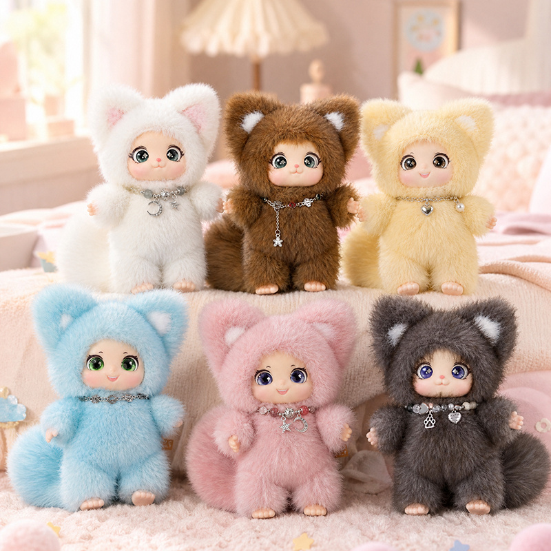 Kids Toys Movie - 18cm New Cute Family Fox Plush