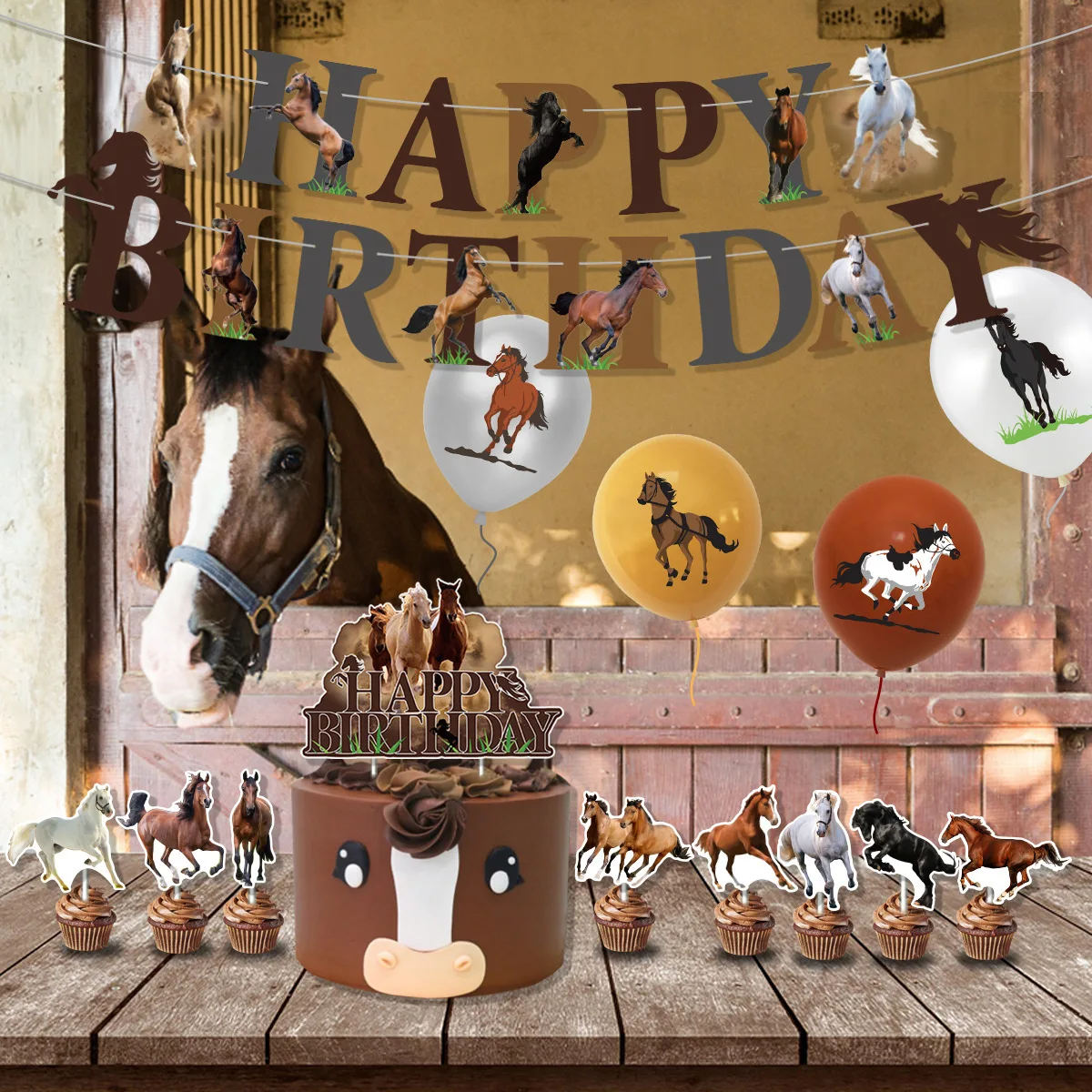 Horse Racing Birthday Party De - Kids Toys Horse ulasan dan harga