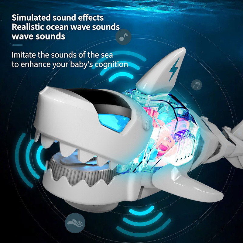 Electric Powered Shark Model w - Kids Toys Entertainer ulasan dan harga