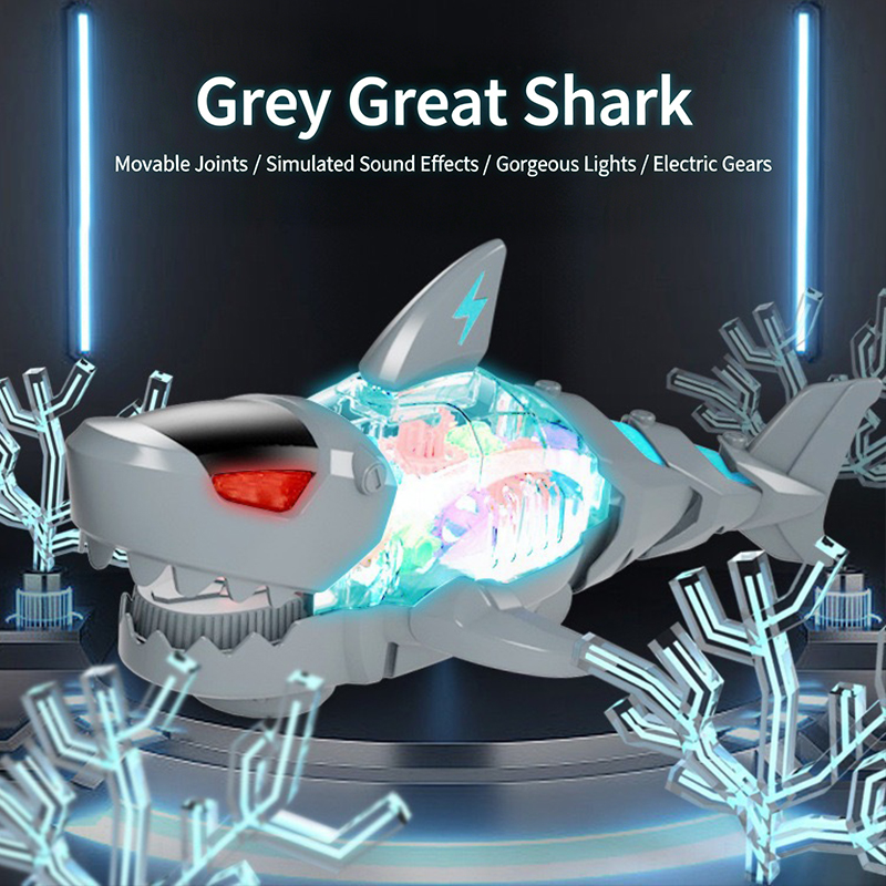 Electric Powered Shark Model w - Kids Toys Entertainer ulasan dan harga