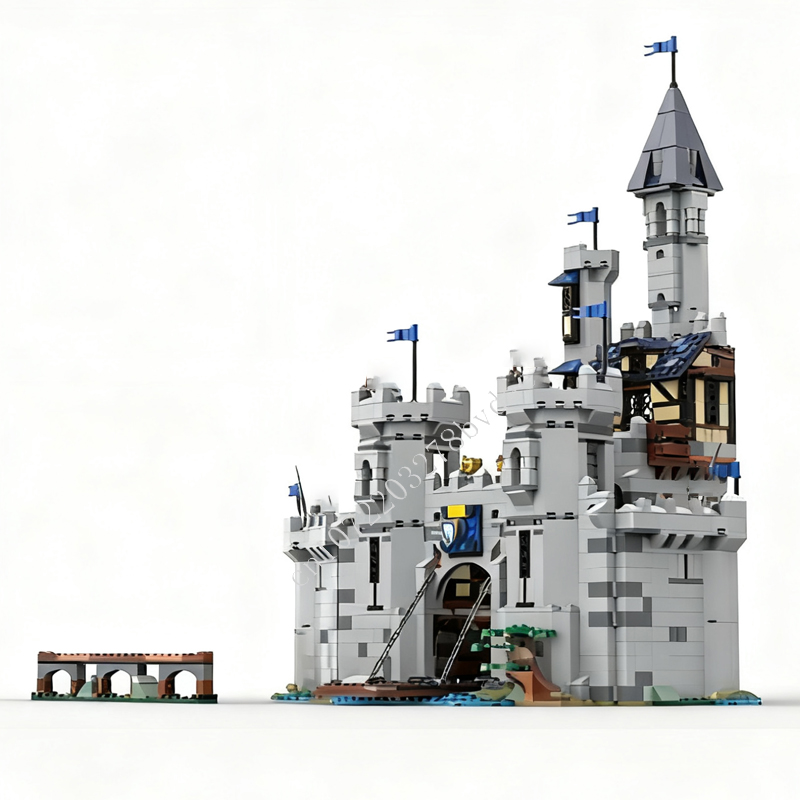 2350PCS MOC Medieval Castle Pu - Kids Toys Horse ulasan dan harga