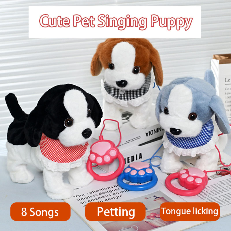 Pull String Electric Puppy Sof - Kids Toys Dog ulasan dan harga