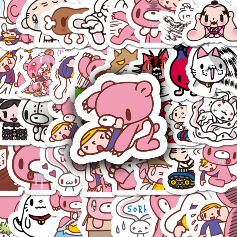 40pcs Cartoon Gloomy Bear & CH - Kids Toys Laptop ulasan dan harga