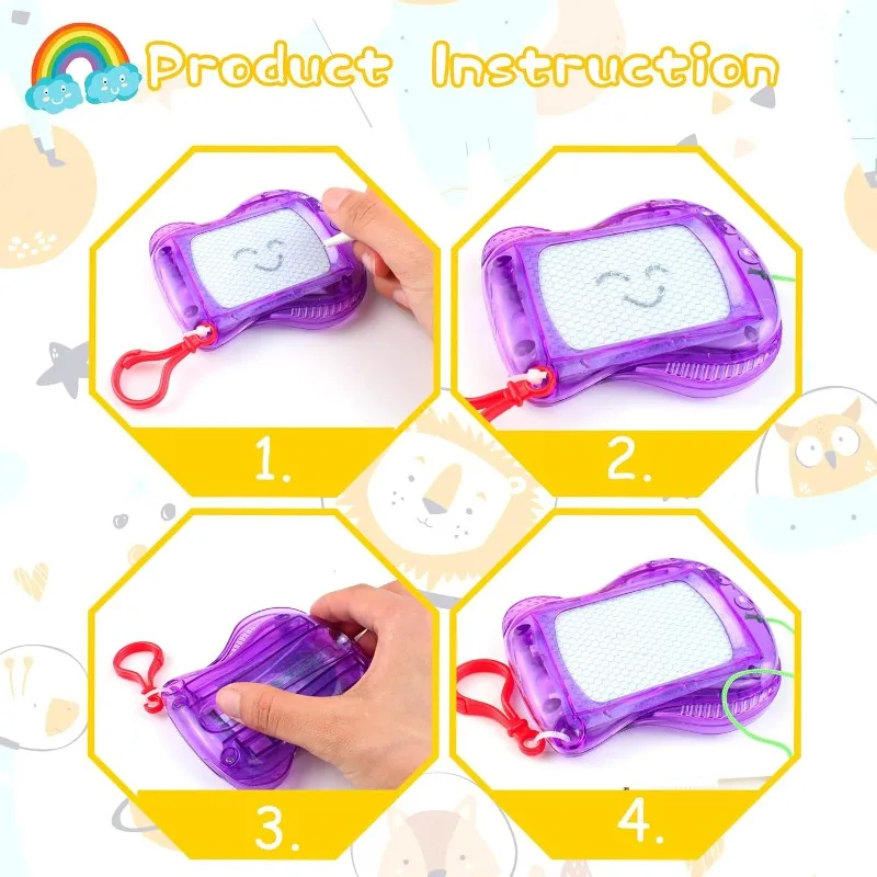 Portable Children Erasable Ske - Magnetic Drawing Board ulasan dan harga