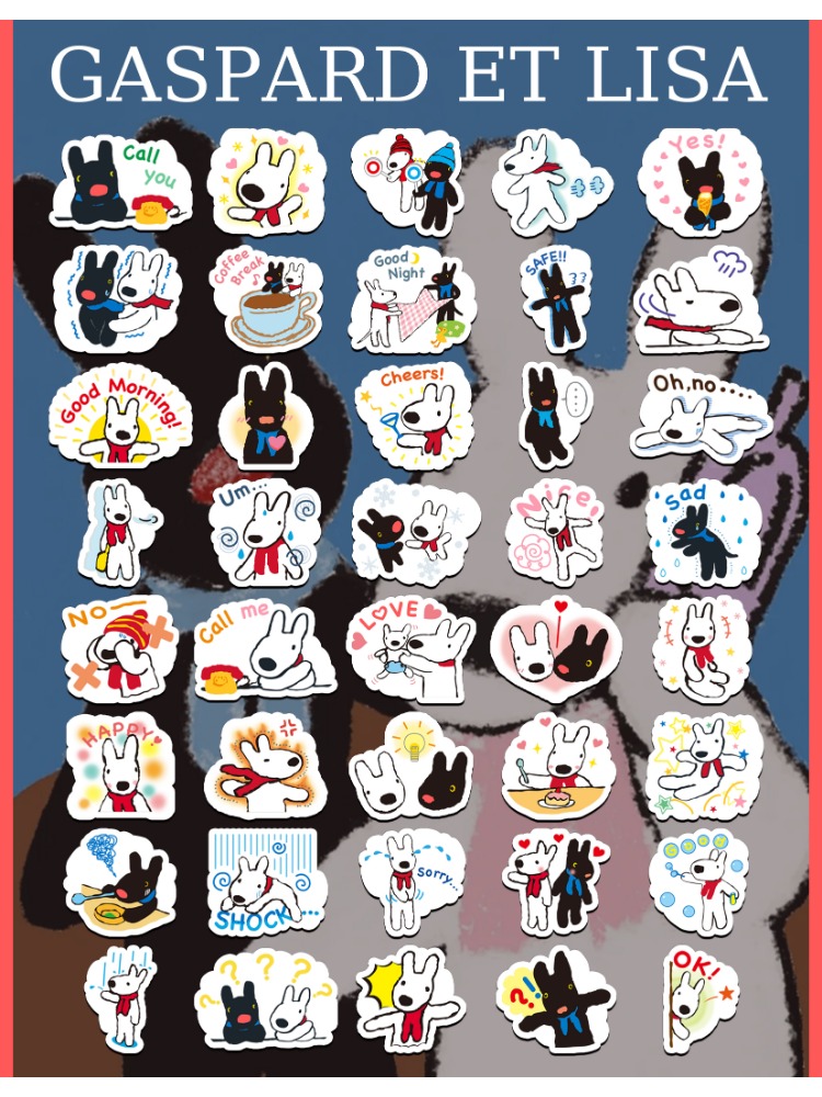 40 Pcs Gaspard et Lisa Ins sty - Kids Toys Laptop ulasan dan harga
