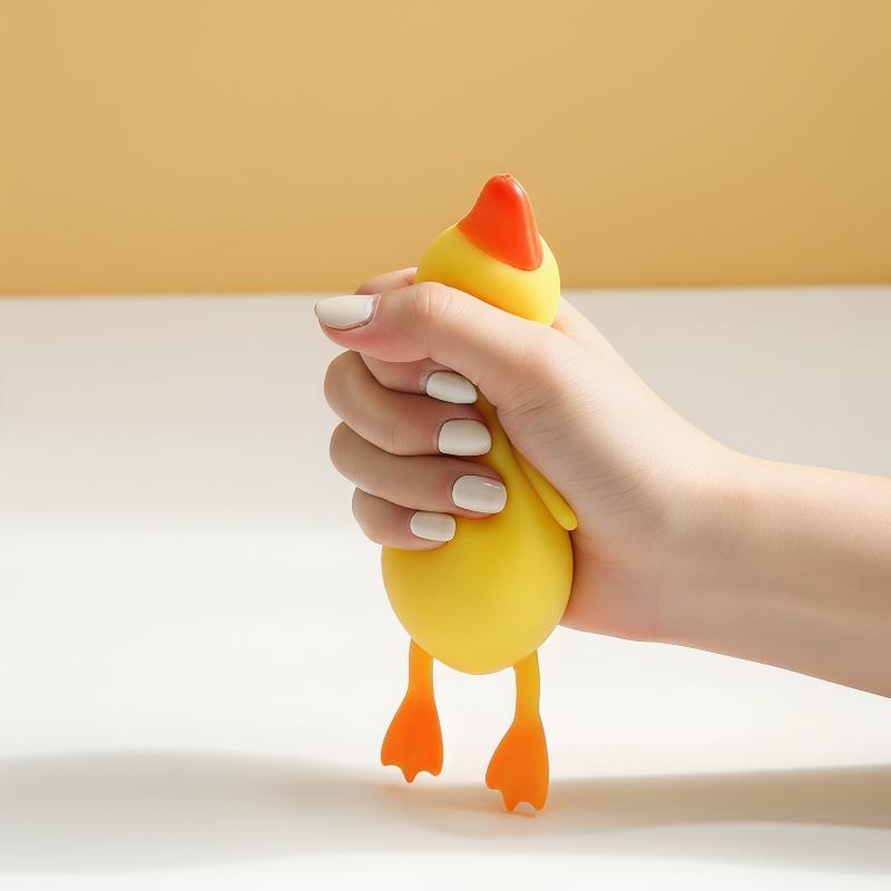 Squeezable Duck Stress Relieve - Kids Toys Yellow ulasan dan harga