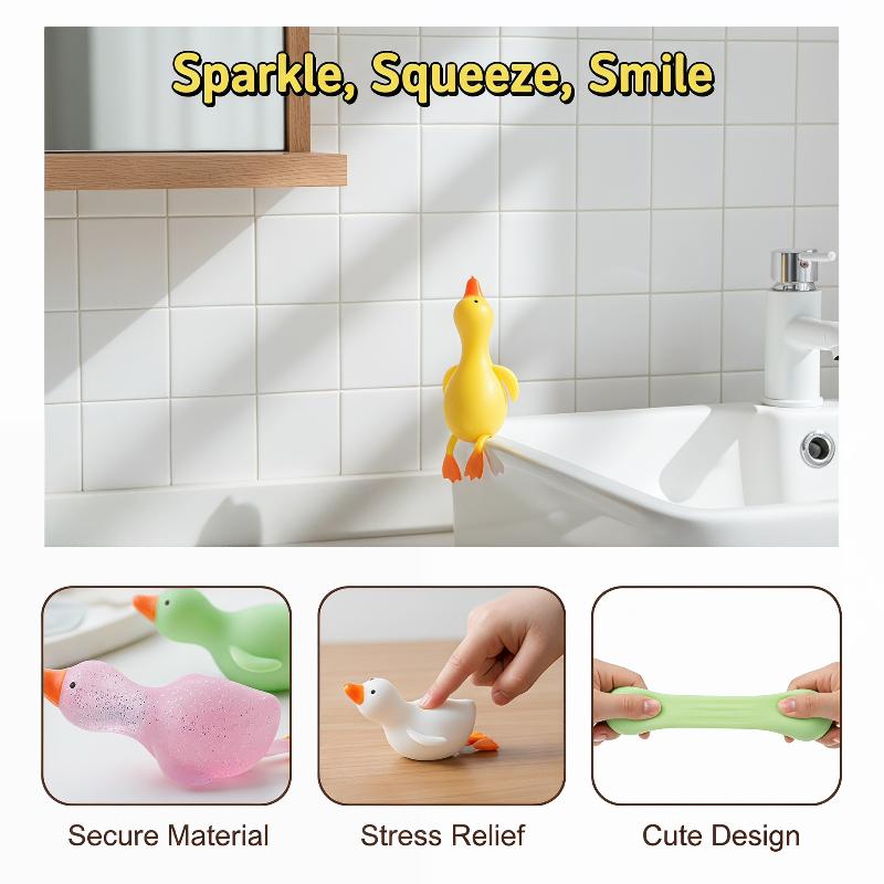 Squeezable Duck Stress Relieve - Kids Toys Yellow ulasan dan harga