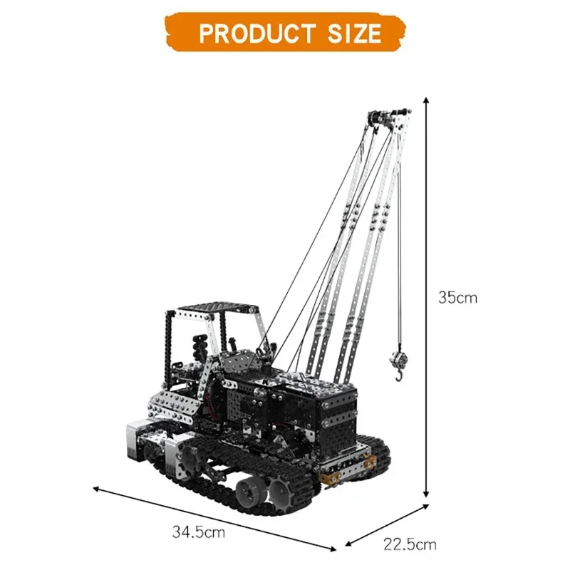 DIY Metal RC Crane Electric Ho - Kids Toys Remote Car ulasan dan harga