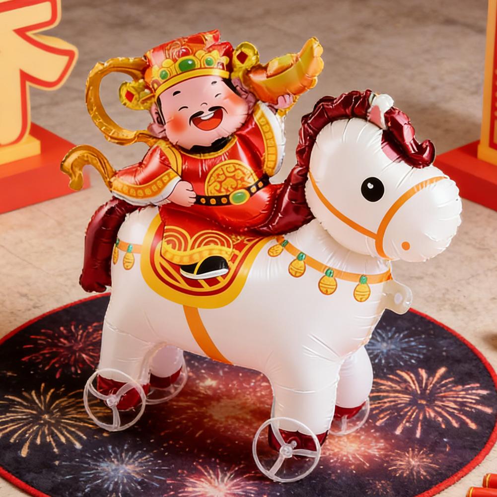 Cartoon Animal Theme 3D Balloo - Kids Toys Horse ulasan dan harga