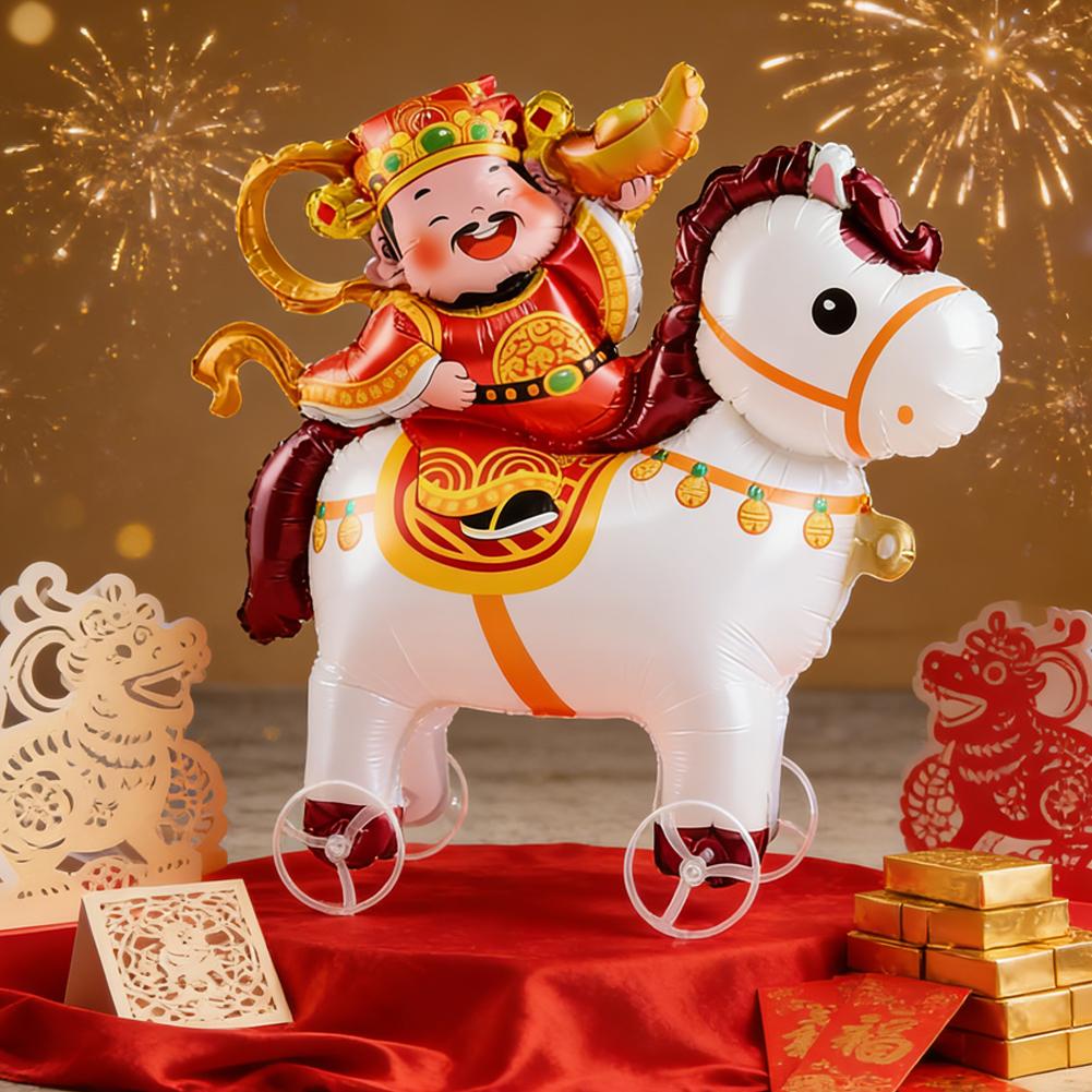 Cartoon Animal Theme 3D Balloo - Kids Toys Horse ulasan dan harga