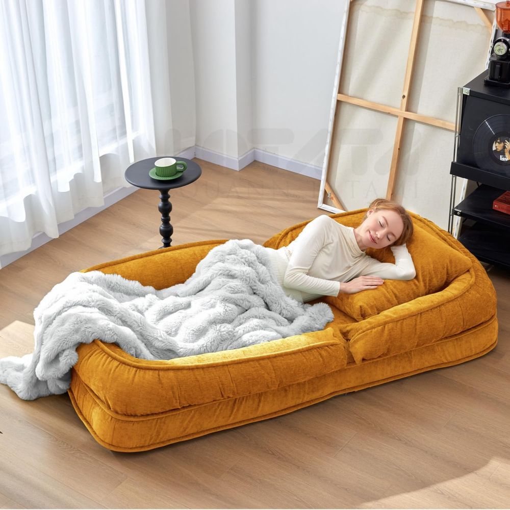 Foldable Lazy Sofa Bed Floor C - Kids' Toy ulasan dan harga
