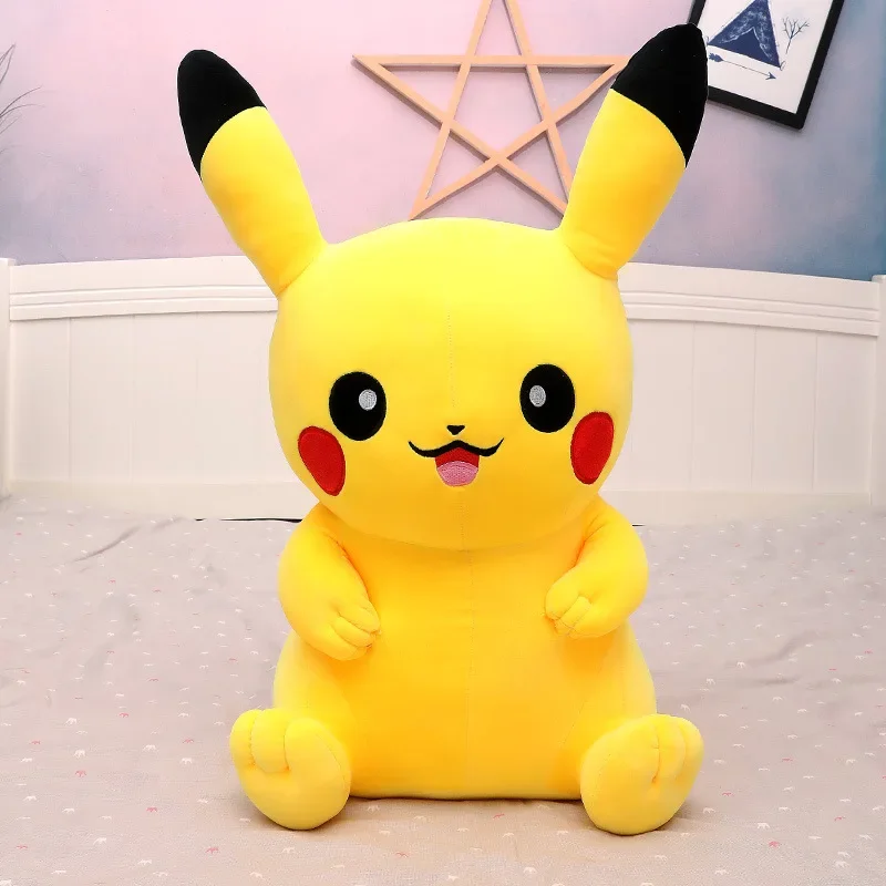 Pokemon Big Size 80cm Pikachu  - Kids Toys Yellow ulasan dan harga