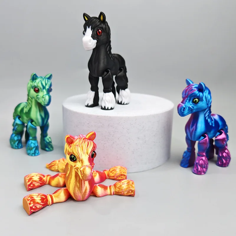 3D Printed Multi-joint Movable - Kids Toys Horse ulasan dan harga