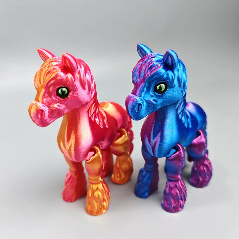 3D Printed Multi-joint Movable - Kids Toys Horse ulasan dan harga