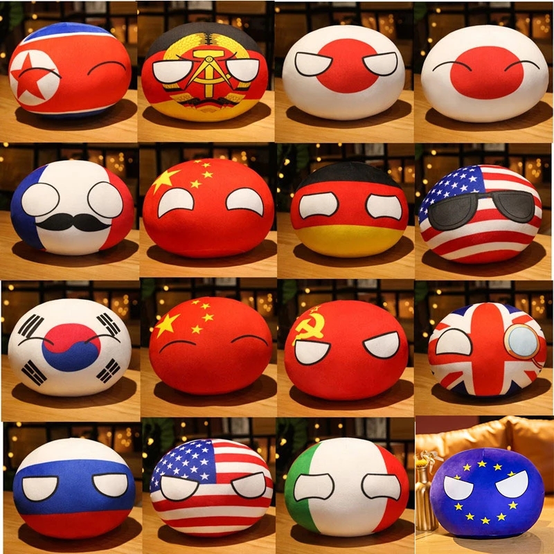 10cm Country Ball Plush Pendan - Kids Toys Uk ulasan dan harga