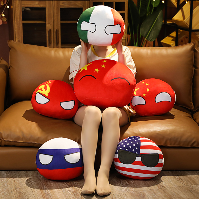 10cm Country Ball Plush Pendan - Kids Toys Uk ulasan dan harga