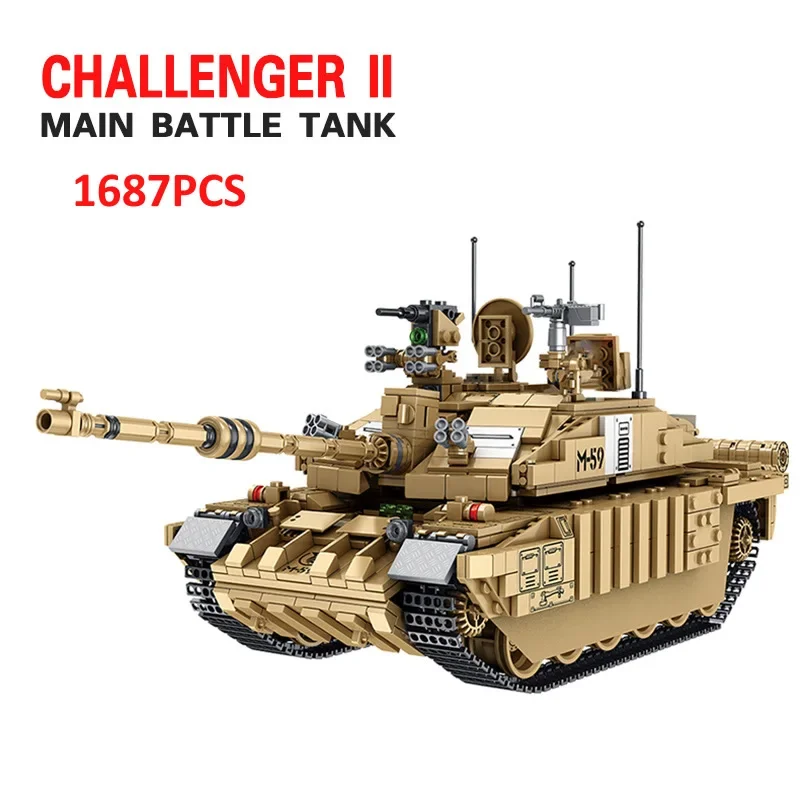 1687Pcs Military Tanks UK Chal - Kids Toys Uk ulasan dan harga