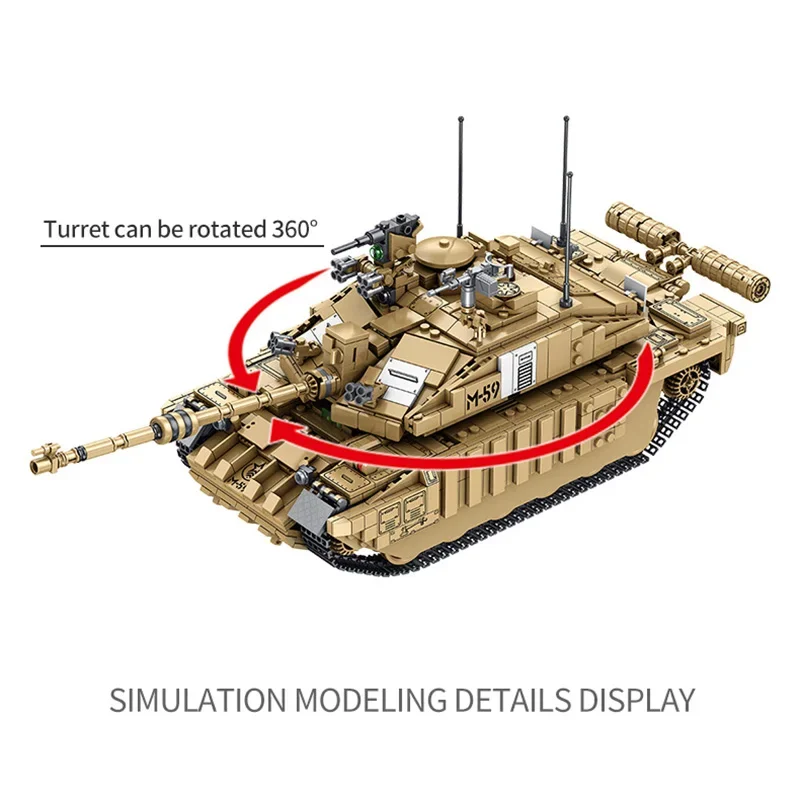 1687Pcs Military Tanks UK Chal - Kids Toys Uk ulasan dan harga