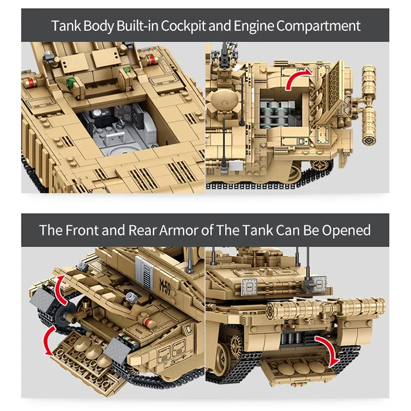1687Pcs Military Tanks UK Chal - Kids Toys Uk ulasan dan harga