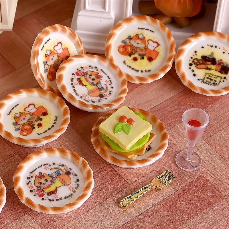 10Pcs/set Dollhouse Miniature  - Kids Toys Dog ulasan dan harga
