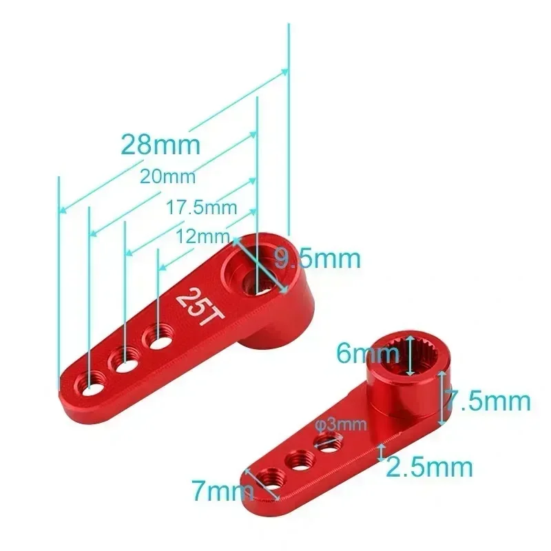 NEEBRC 25T Metal Servo Arm 3 H - Kids Toys Remote Car ulasan dan harga