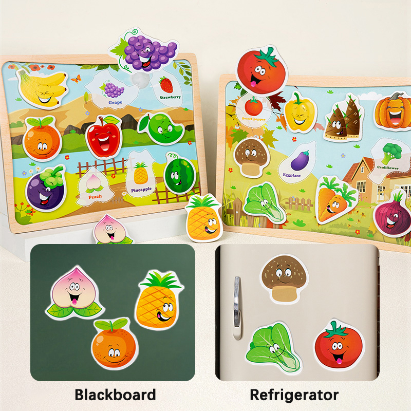 2-In-1 Magnetic Puzzle Board - - Magnetic Drawing Board ulasan dan harga