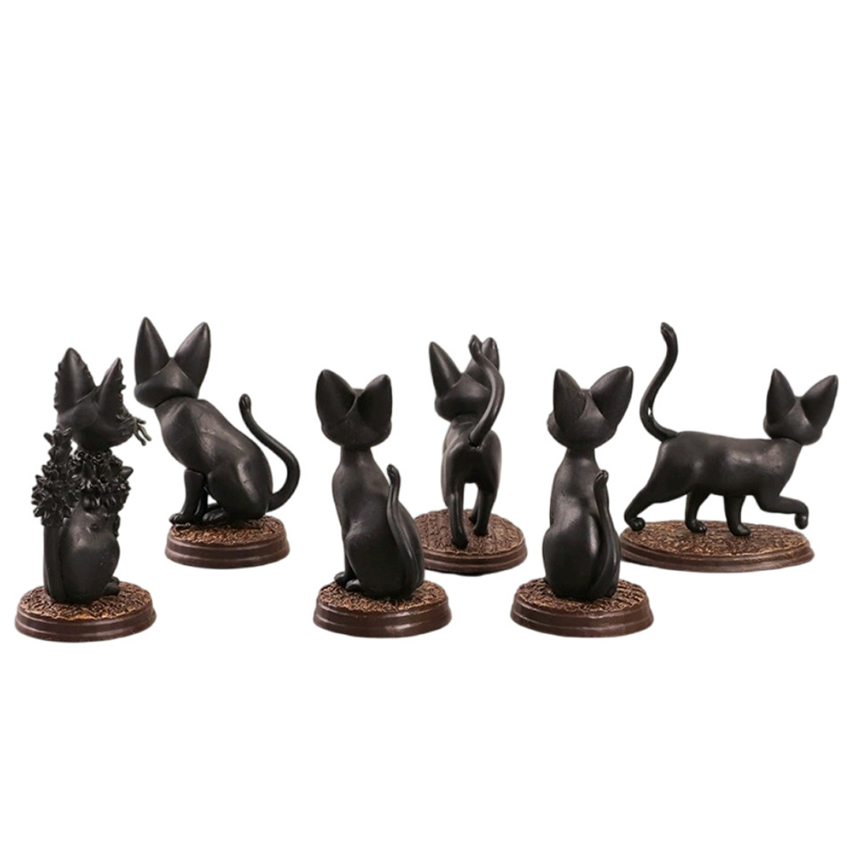 6pcs/set Cartoon Black Cat Jij - Kids Toys Jiji ulasan dan harga
