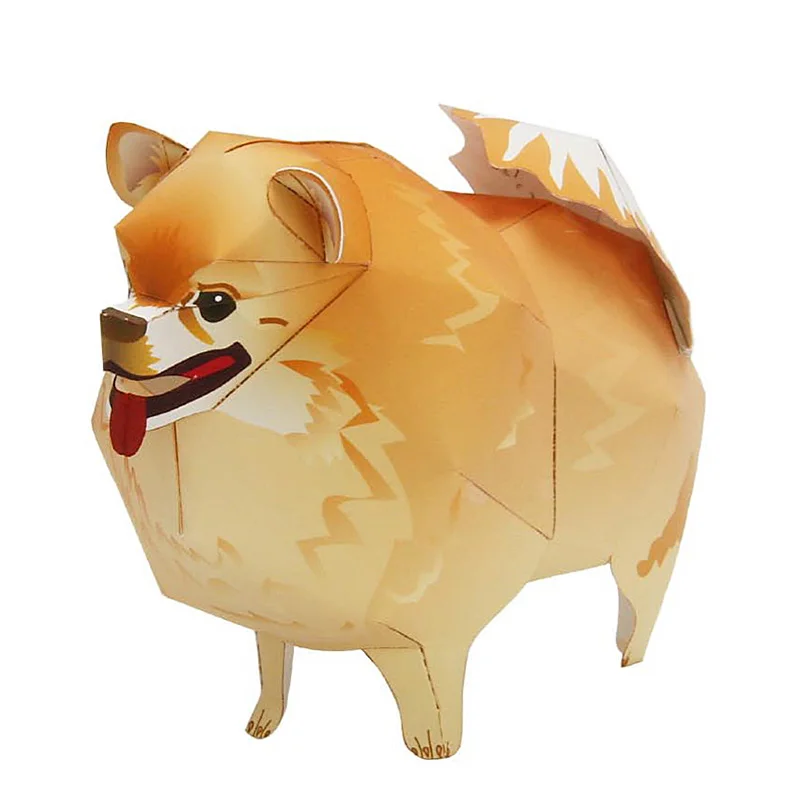 Pomeranian Dog Folding Origami - Kids Toys Dog ulasan dan harga