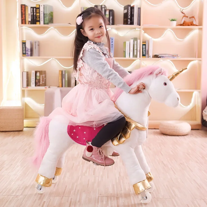 Multi-Color Jumping Horse Larg - Kids Toys Horse ulasan dan harga
