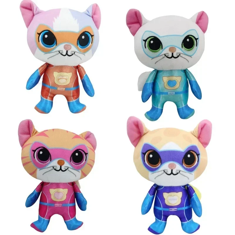 4pcs Super Kitties Team Anime  - Kids Toys Yellow ulasan dan harga