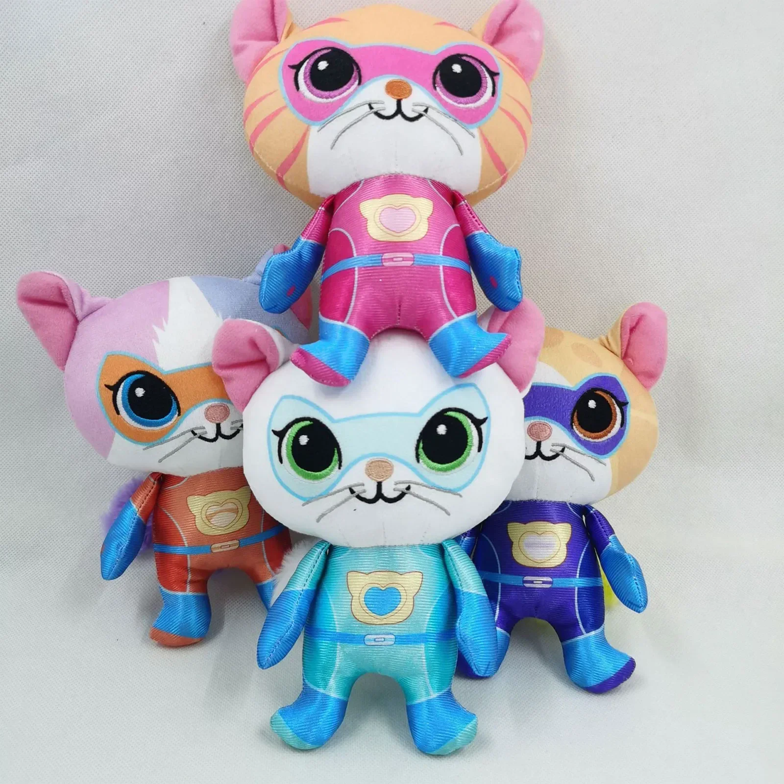 4pcs Super Kitties Team Anime  - Kids Toys Yellow ulasan dan harga