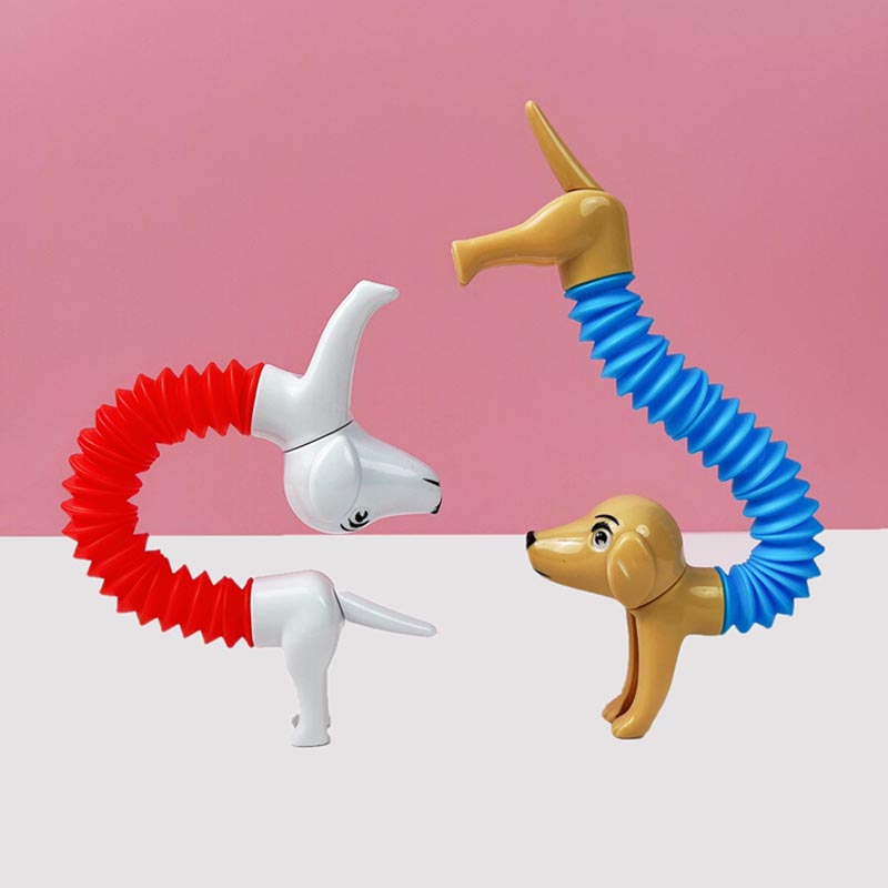Novelty Spring Dog Pop Tubes S - Kids Toys Dog ulasan dan harga