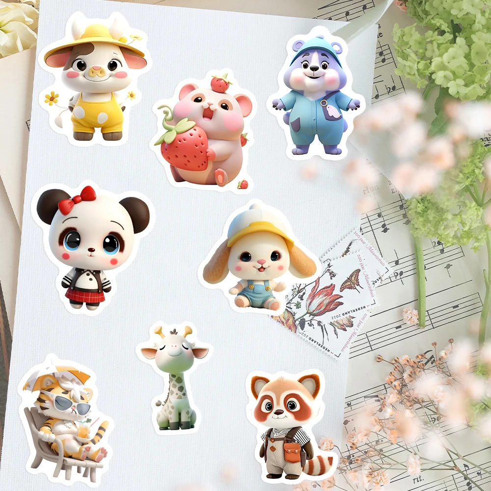 Kawaii Cute 3D Animal Doll Sti - Kids Toys Laptop ulasan dan harga