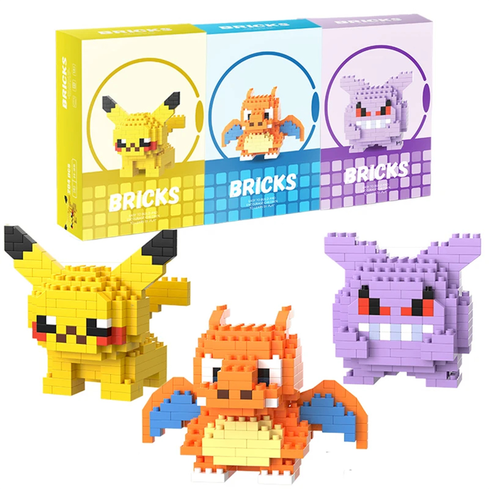 Pokemon Micro Building Blocks  - Kids Toys Movie ulasan dan harga