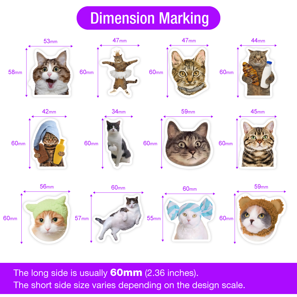 Funny Cat Clipart Stickers Kid - Kids Toys Clipart ulasan dan harga