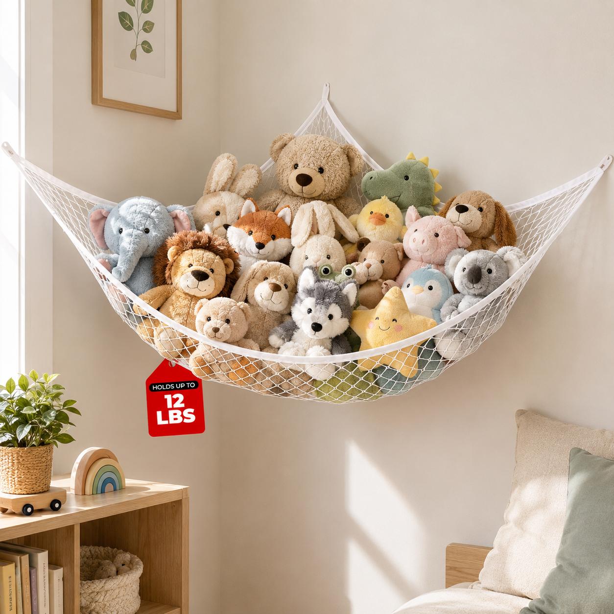 Mesh Toy Storage Hammock Hangi - Kids' Toy ulasan dan harga