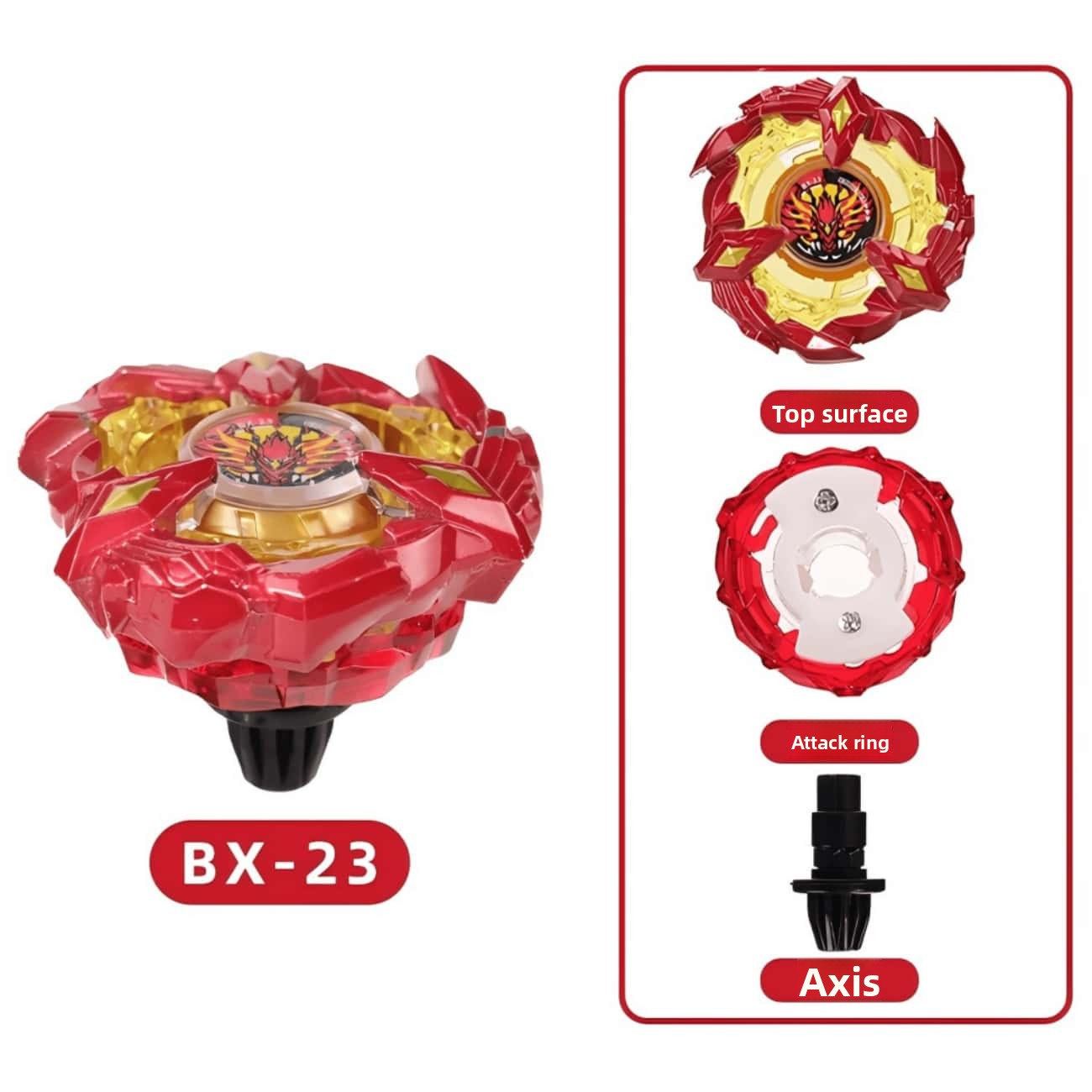 BX-23 Starter Phoenix Wing 9-6 - Spin Top Gyro Toy ulasan dan harga