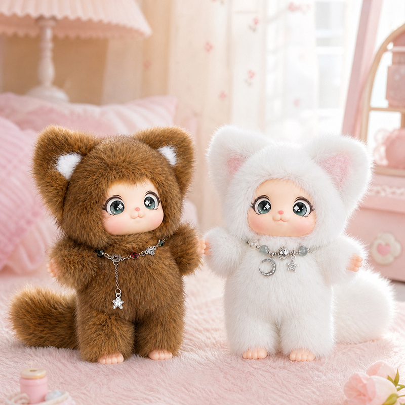 18cm New Cute Family Fox Plush - Kids Toys Movie ulasan dan harga