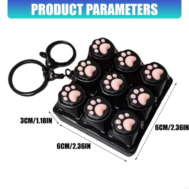 Silicone Cats Paws Keycap Pres - Kids Toys Entertainer ulasan dan harga