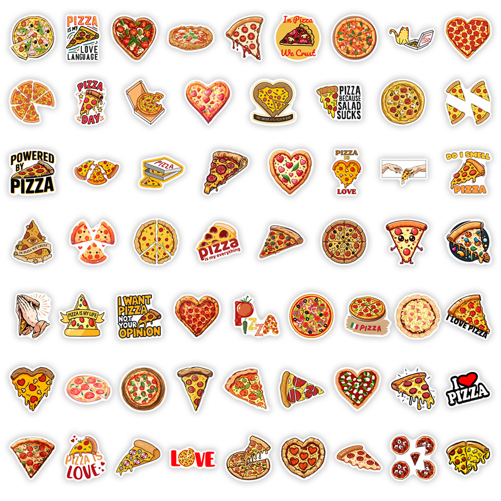 10/30/60Pcs Cute Pizza Toy Sti - Kids Toys Laptop ulasan dan harga