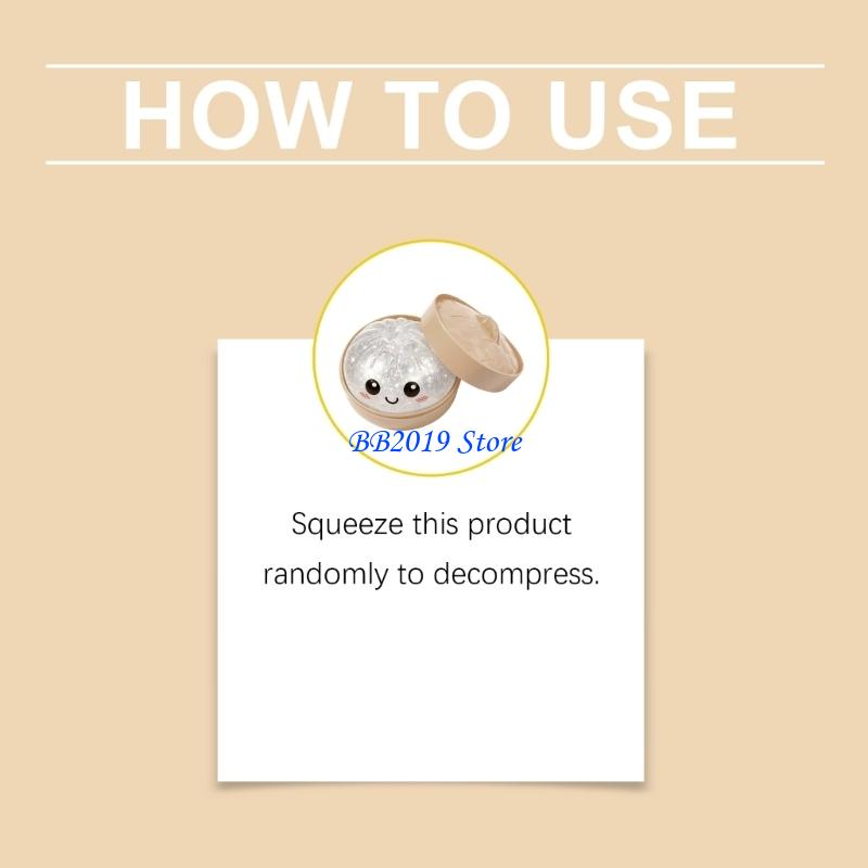 Q0KB Glitters Baozi Squeeze To - Kids Toys Entertainer ulasan dan harga