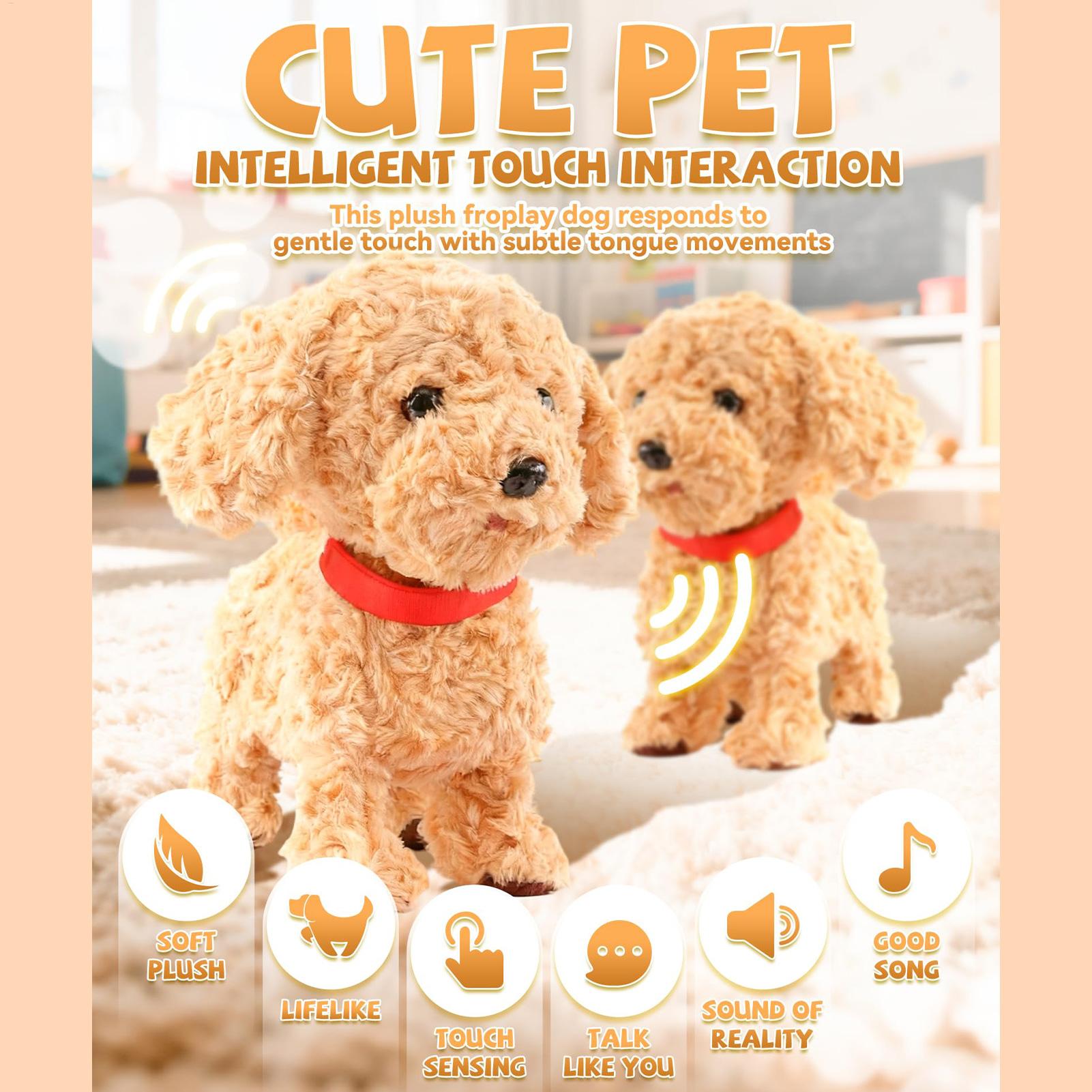 Realistic Robot Dog Plush Soft - Kids Toys Dog ulasan dan harga