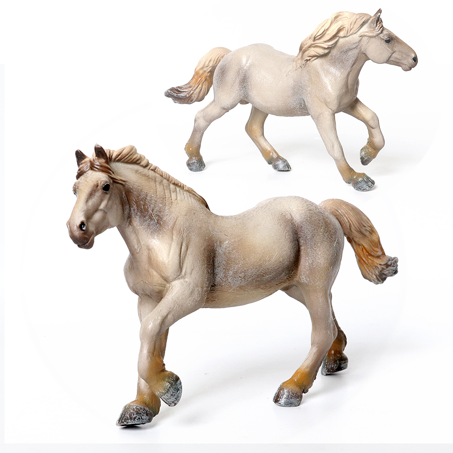 Realistic Horse Model Clydesda - Kids Toys Horse ulasan dan harga
