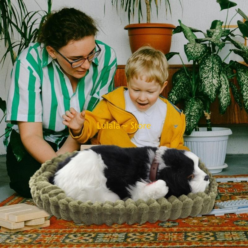 Y4QA Realistic Sleeping Plush  - Kids Toys Dog ulasan dan harga