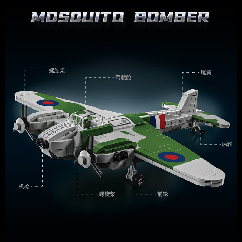 UK Military WW2 De Havilland M - Kids Toys Uk ulasan dan harga