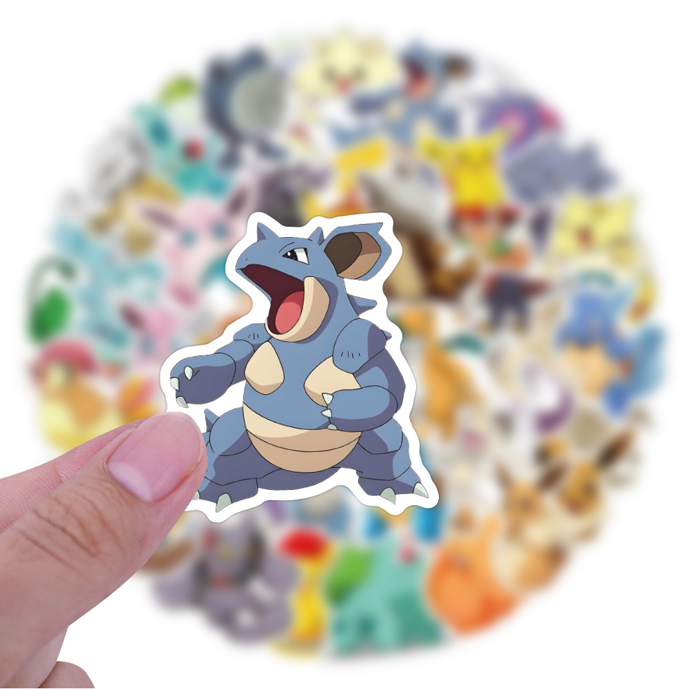 50/60pcs Cute Cartoon Anime Po - Kids Toys Laptop ulasan dan harga