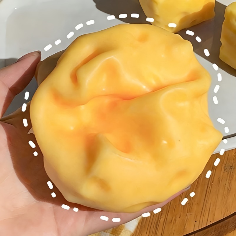 @Dark Yellow Cheese Cube Stres - Kids Toys Yellow ulasan dan harga